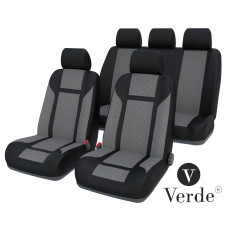 Авточохли Verde Ваз-2108-09 2114-15 Доміно сірий