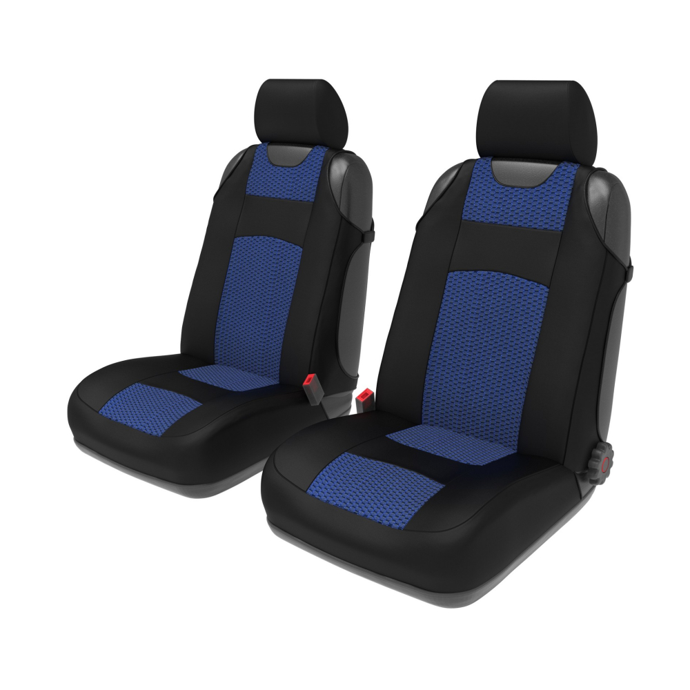 Авточохли Verde Майка 1+1 синя 100%