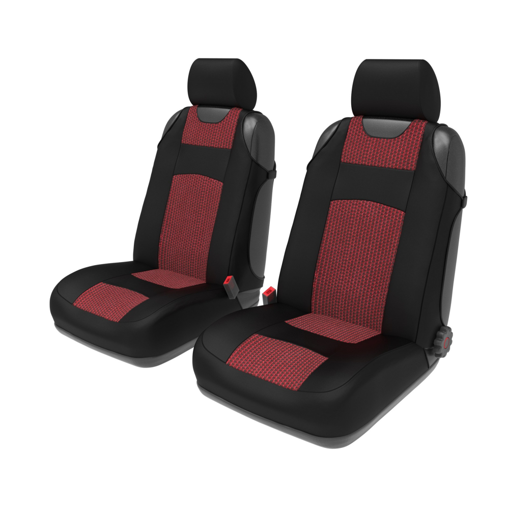 Авточохли Verde Майка 1+1 червона 100%