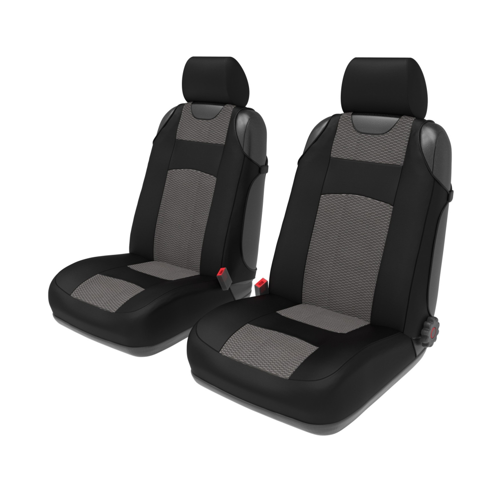 Авточохли Verde Майка 1+1 т.-сіра 5%