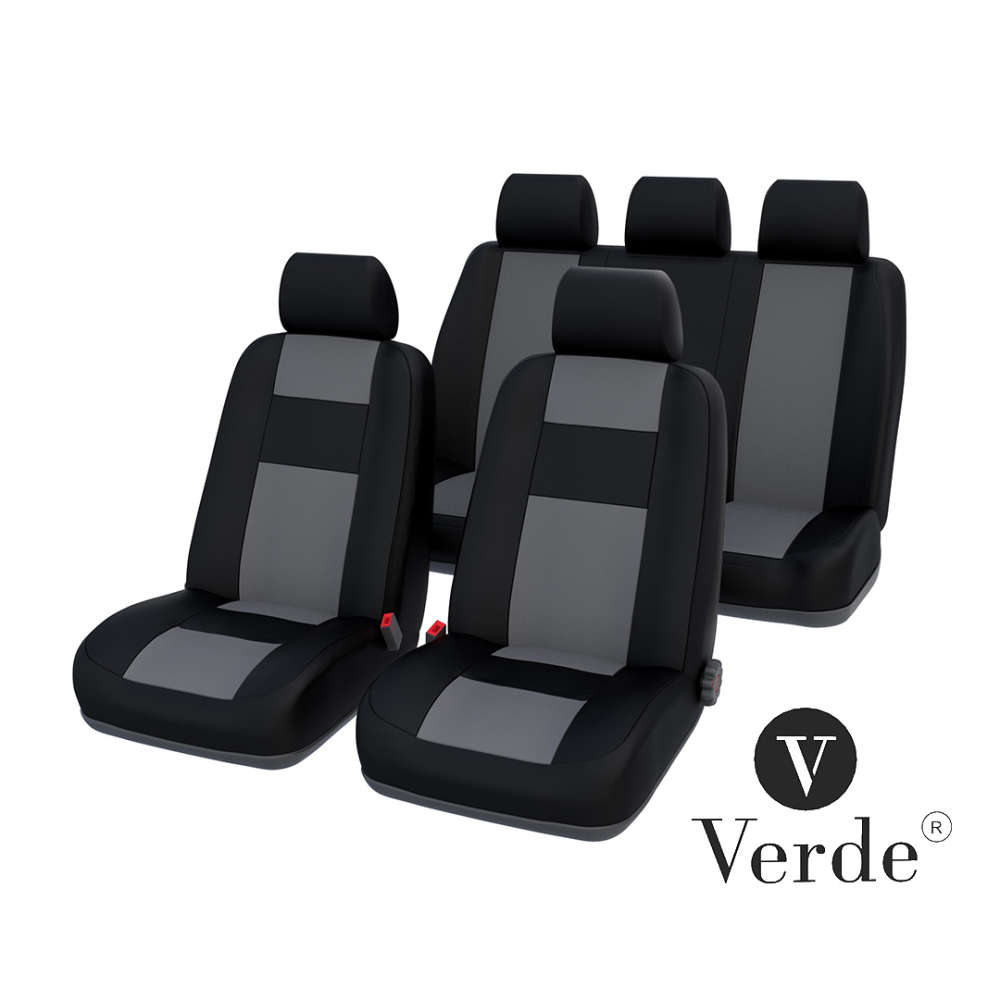 Авточохли Verde Ваз 2101-06 Тюнінг "В" сірий