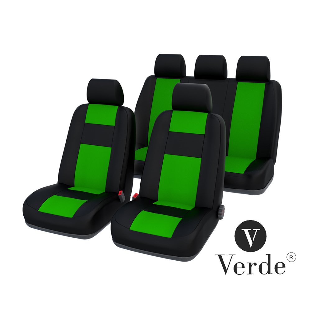 Авточохли Verde Ваз 2101-06 Тюнінг "В" зелений