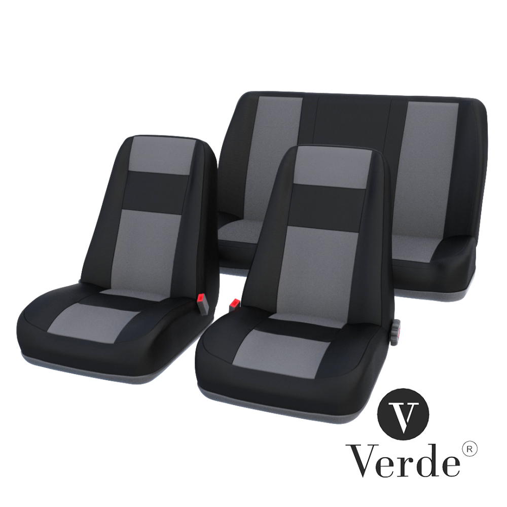 Авточохли Verde ВАЗ-2107 Тюнінг сірий