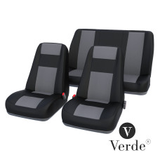 Авточохли Verde ВАЗ-2107 Тюнінг сірий