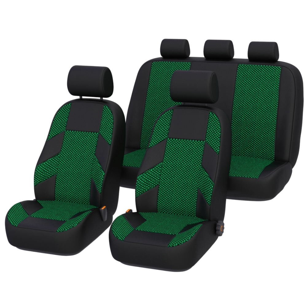 Авточохли Verde Зебра B зелена