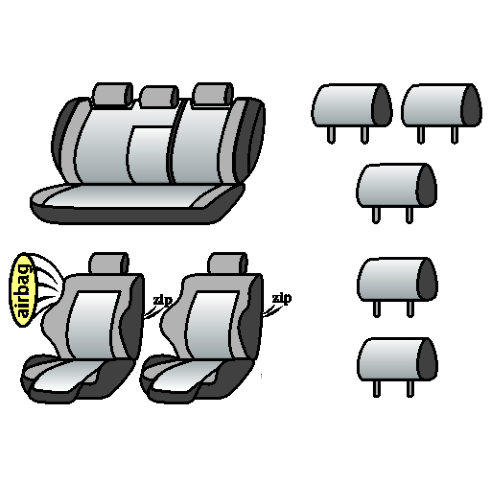 AUDI A4 (B-5) 1994-2001рр. (унівесал) (Recaro,airbag,сп. 1/3,крила, задн. підл.