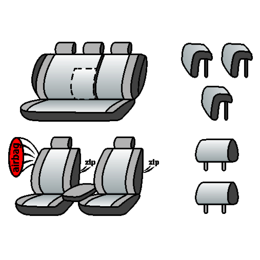 AUDI A4 (B-6) 2001-2004рр. (універсал) (airbag, сп. 1/3, крила,передн. і задн. п