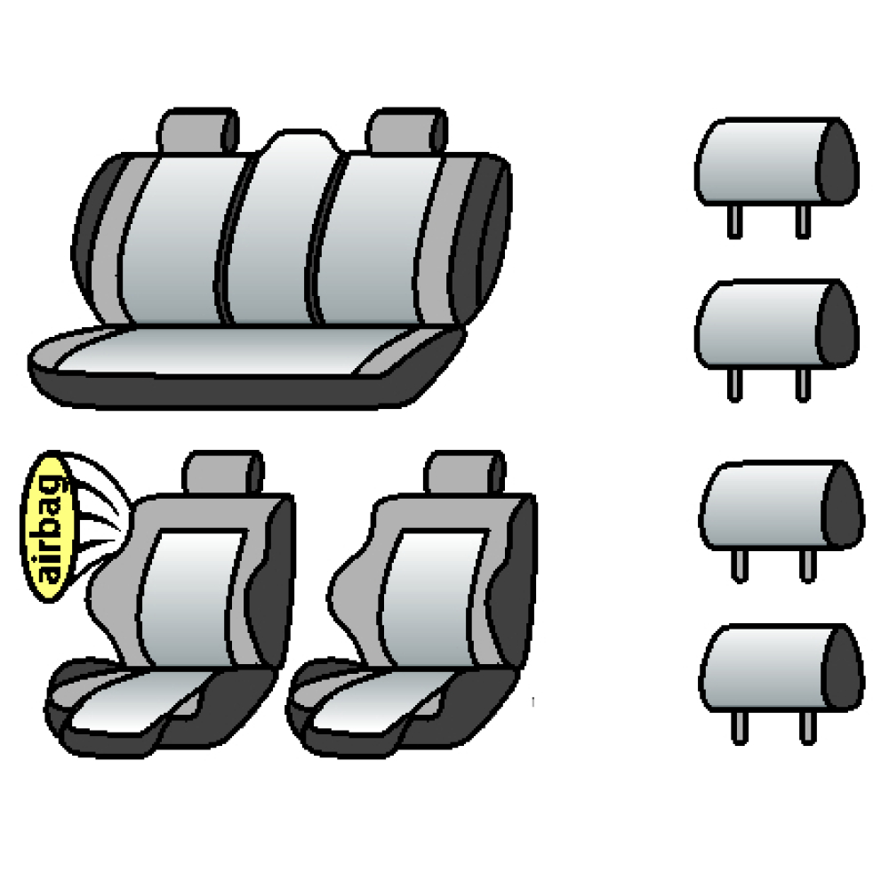 BMW X1 (E-84) 2009-2012рр. (універсал) (Recaro,airbag, 3 задні окремі спинки,кри