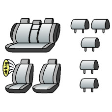BMW X3 (F-25) 2010-2014рр. (універсал) (airbag, 3 задні окремі спинки, задн.підл