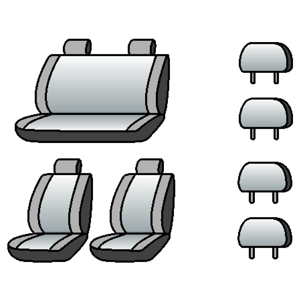 BMW 3 (E-46) 2001-2005рр. (седан) (спинка і сидіння суц., 4 підгол.)