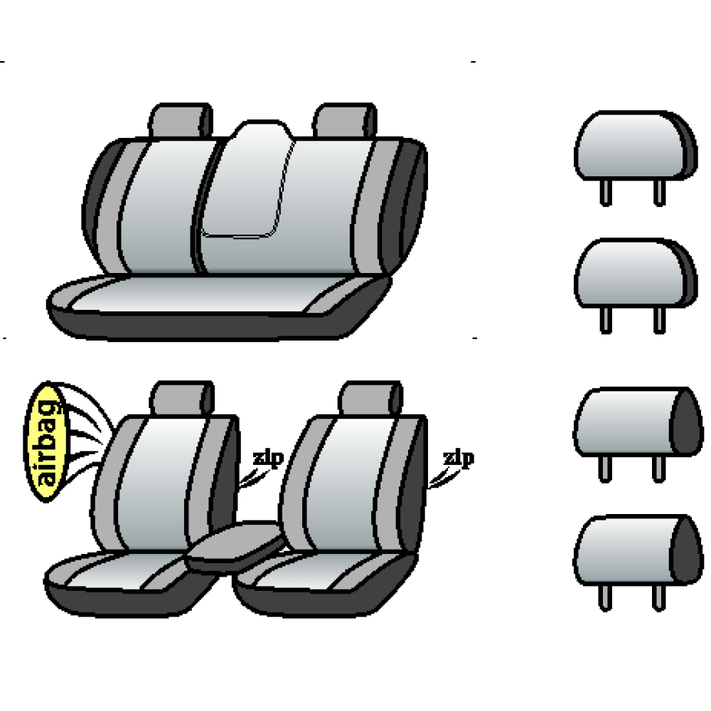 BMW X3 (E-83) 2006-2010рр (універсал) (airbag, сп.1/3, задн. підлок., крила, 4 п