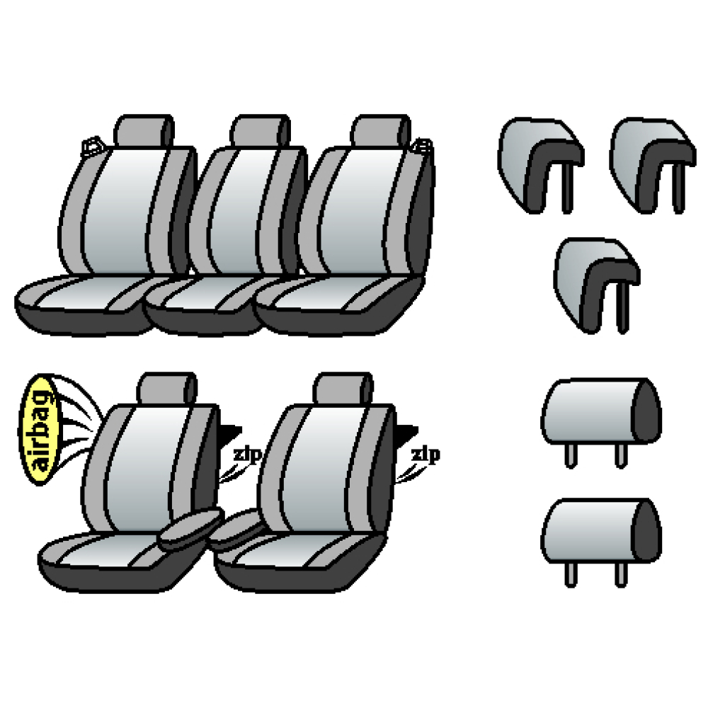 CITROEN C4 Grand Picasso 2006-2013рр.(універсал)(7 місць)(airbag, 2 пер.підл., 5
