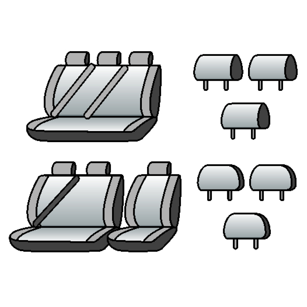 CITROEN Jumpy 2007-2012рр. (мінівен) (6 місць) (1-й ряд 1+2, 2-й ряд сп. і сид.
