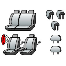 CITROEN Berlingo 2008-2017рр. (мінівен) (airbag,2 передн. підлок., сп. і сид. 1/