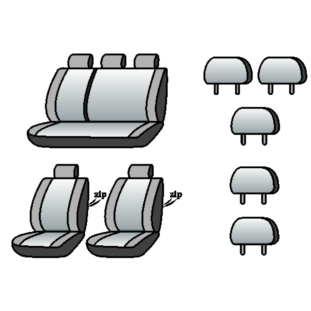 CITROEN C-Elysee 2016р>  (седан) (спинка 1/3, 5 підгол.)
