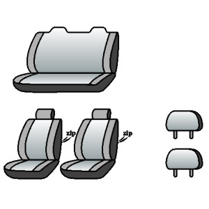 CHEVROLET Aveo (T200)(з вбудов. підгол.)(корейська версія)2002-2008рр.(хетчбек)(