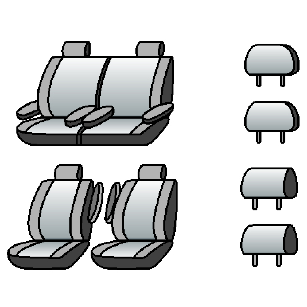 CHEVROLET Taсuma 2004-2008рр. (хетчбек) (6 підлокітн., спинка і сид. 1/2, 4 підг