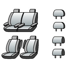 CHEVROLET Taсuma 2004-2008рр. (хетчбек) (6 підлокітн., спинка і сид. 1/2, 4 підг