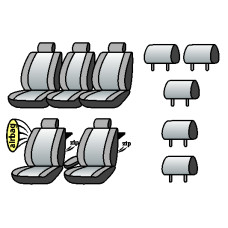 CHEVROLET Taсuma 2004-2008рр. (хетчбек) (airbag, 1 вод.підлок., столики, 5 окрем
