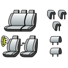CHEVROLET Spark 2009-2022рр. Hatchback  (airbag, сп. і сид. 1/3, 5 підгол.)