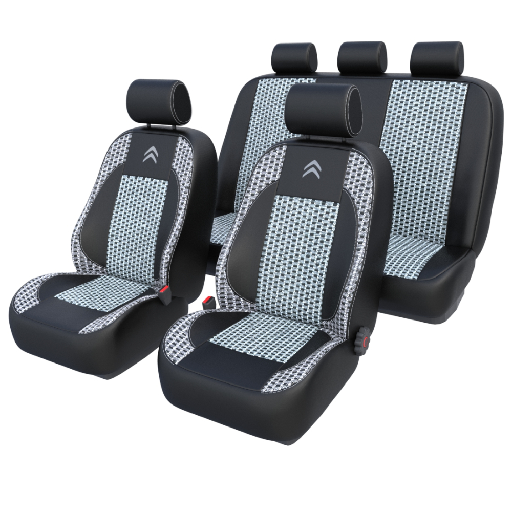 Citroen C-Zero EV 2009-2020рр. (хетчбек) (airbag, спинка 1/2., 4 підгол.)