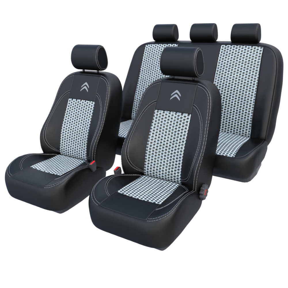 Citroen C-Zero EV 2009-2020рр. (хетчбек) (airbag, спинка 1/2., 4 підгол.)