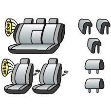 HYUNDAI i40 2011-2015рр. (седан) (airbag, сп. 1/3, задній підлок., крила, задній