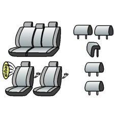 HYUNDAI Santa Fe (USA) 2012-2016рр. (універсал) (airbag, сп. і сид. 1/3, задн. п