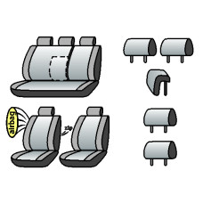 HYUNDAI Elantra (USA) 2010-2016рр. (седан) (airbag, спинка 1/3, задн. підлок., 5