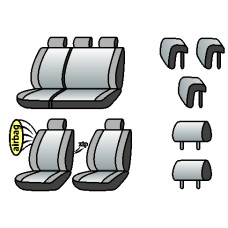 HYUNDAI i20 2012-2014рр. (хетчбек) (airbag, сп. і сид. 1/3, 5 підгол.)