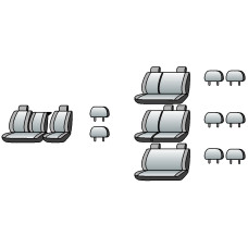 KIA Pregio 2003-2007рр. (мінівен) (12 місць) (9 підгол.)