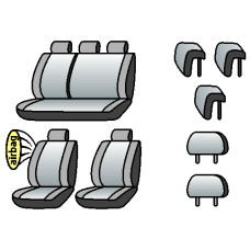 KIA Rio 2005-2010рр. (хетчбек) (airbag,сп. 1/3, 5 підгол.)