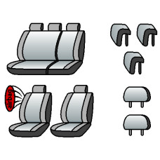MERCEDES B (W245) 2005-2010рр. (хетчбек) (airbag, сп. і сид. 1/3, 5 підгол.)