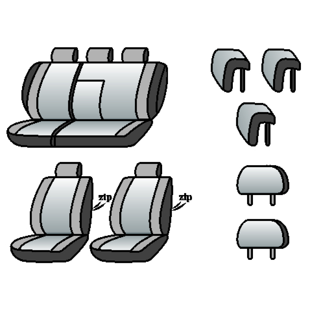 MERCEDES C (W203) 2000-2007рр. (седан) (сп. і сид. 1/3, задн. підлок., крила, 5