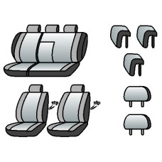 MERCEDES C (W203) 2000-2007рр. (седан) (сп. і сид. 1/3, задн. підлок., крила, 5