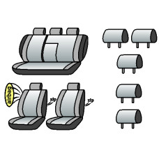 MITSUBISHI Galant 1996-2003рр. (седан) (airbag,  сп. 1/3, задн. підлок., крила,