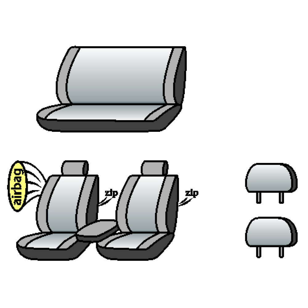 MITSUBISHI Lancer IX 2003-2009рр. (універсал) (airbag, сп. і сид. суц., пер. під