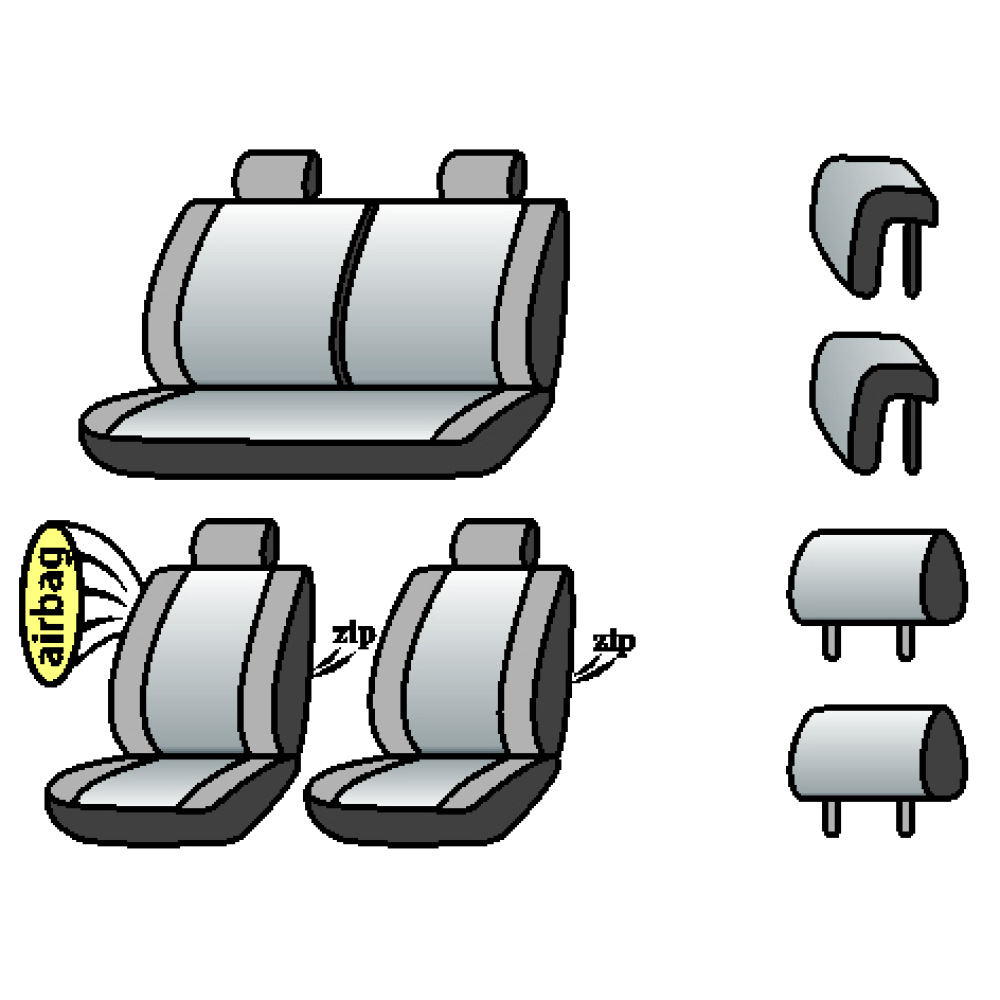 MITSUBISHI I-Miev EV 2009р> (хетчбек) (airbag, сп. 1/2., 4 підгол.)