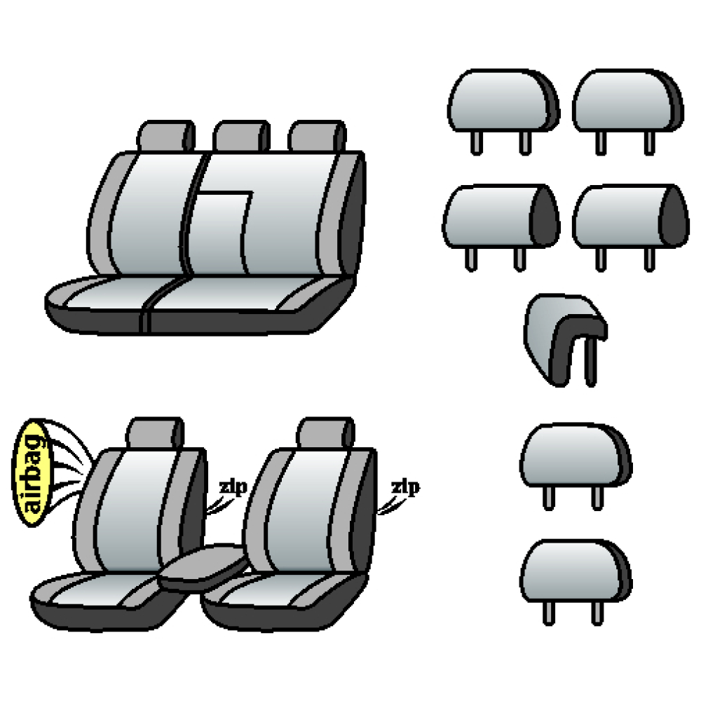 NISSAN X-Trail (I) 2001-2007рр. Wagon (airbag,сп. і сид. 1/3, пер. і задн.
