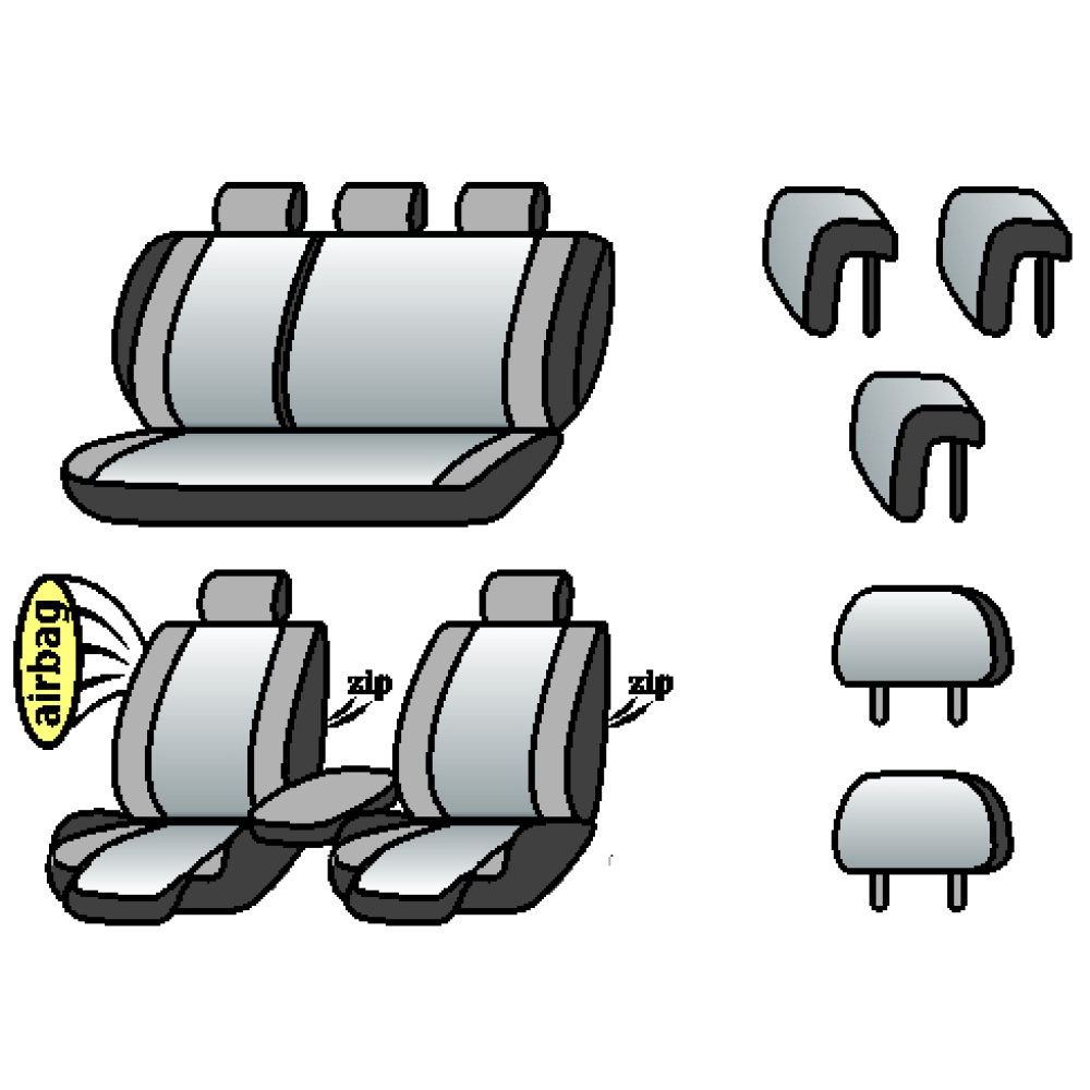 NISSAN Primera (P-12) 2002-2007рр. (седан) (airbag, сп. 1/3, передн. підлок., кр