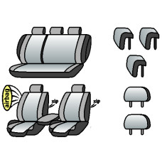NISSAN Primera (P-12) 2002-2007рр. (седан) (airbag, сп. 1/3, передн. підлок., кр