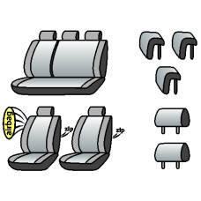 NISSAN Qashqai 2007-2010рр. (універсал) (airbag, сп. 1/3, 5 підгол.)