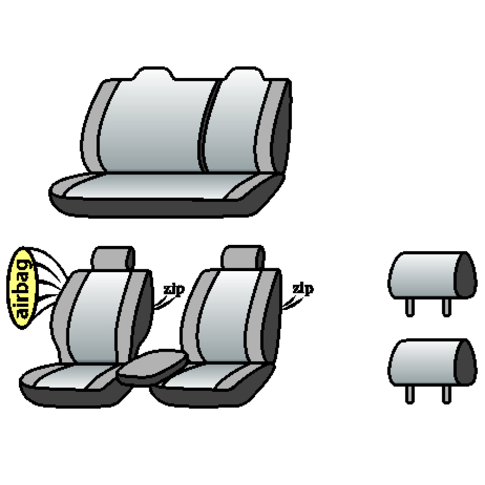 NISSAN Rogue (USA) 2007-2010рр (універс.)(airbag,сп. 1/3,передн. підл.,2+2 вбудо