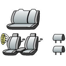 NISSAN Rogue (USA) 2007-2010рр (універс.)(airbag,сп. 1/3,передн. підл.,2+2 вбудо