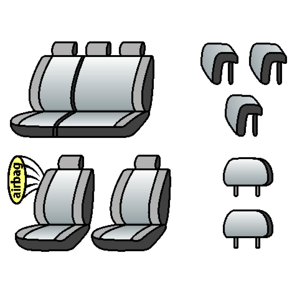 PEUGEOT 2008 2016р>  (мінівен) (airbag,сп. і сид. 1/3, 5 підгол.)