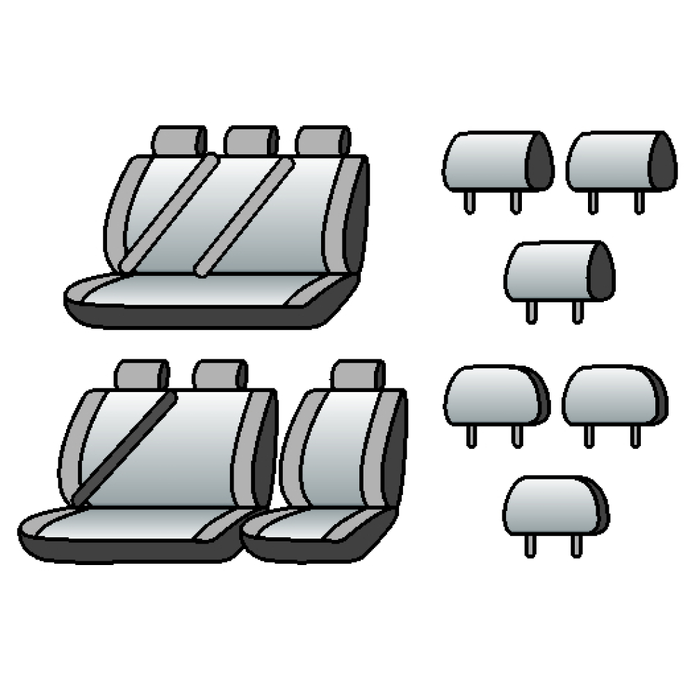PEUGEOT Expert 2007р> (мінівен) (1-й ряд 1+2, 2-й ряд сп. і сид. суц, 6 підгол.)