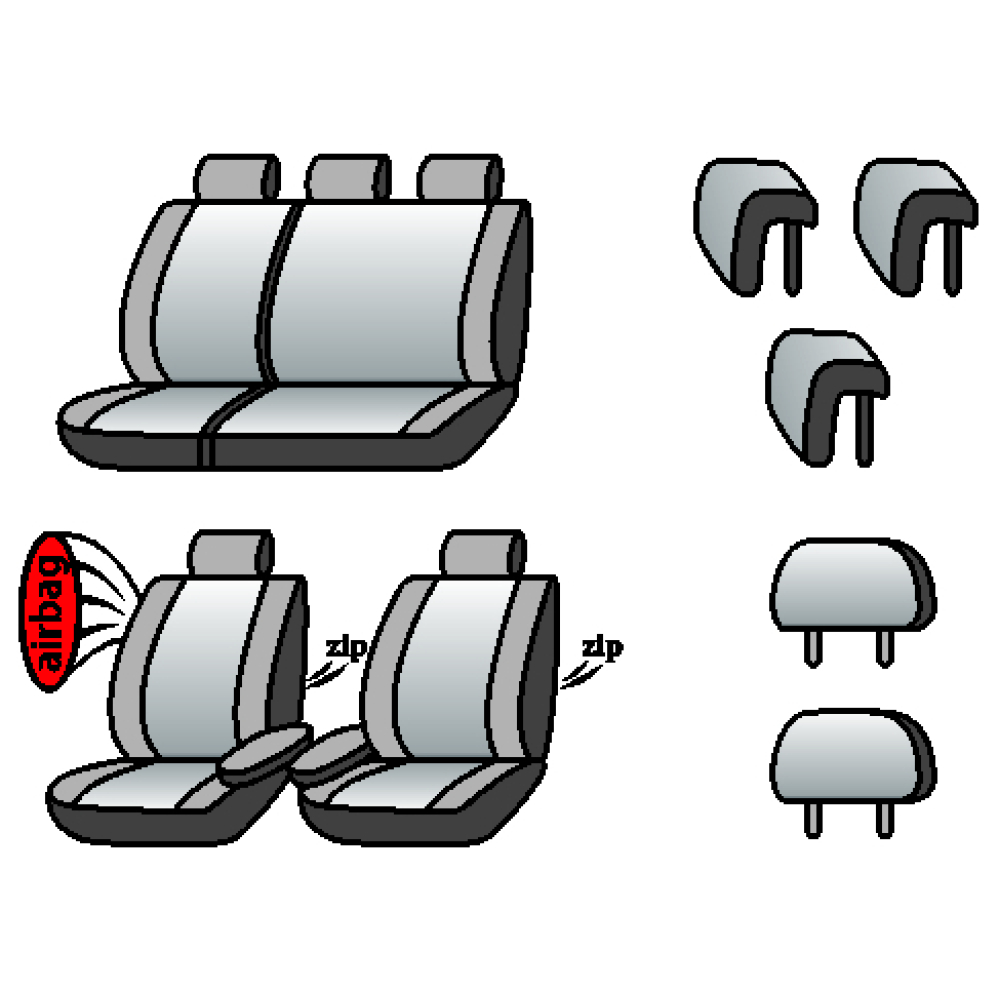 PEUGEOT Partner 2008>2012р> (мінівен) (airbag,2 передн. підлок., сп. і сид. 1/3,