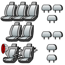 SEAT Alhambra 2004-2010рр. (мінівен) (7 місць) (airbag, 2 пер. підл., 7 окремих