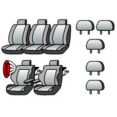 SEAT Alhambra 2004-2010рр. (мінівен) (airbag, 2 пер. підл., 5 окремих сид., 5під