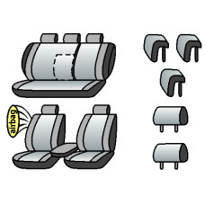 SEAT Exeo ST 2008-2013рp. (універсал)(airbag,сп. 1/3,крила, пер. і задн.підл, 5